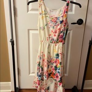 High low floral dress.